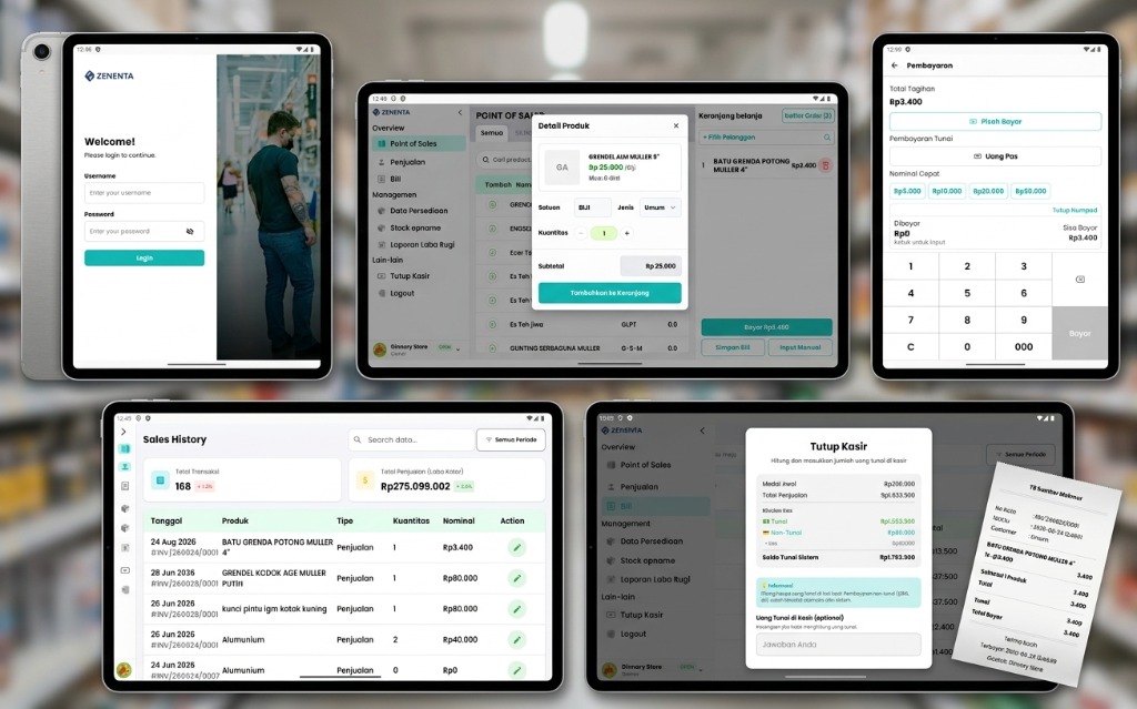 Zenenta POS Suite Preview